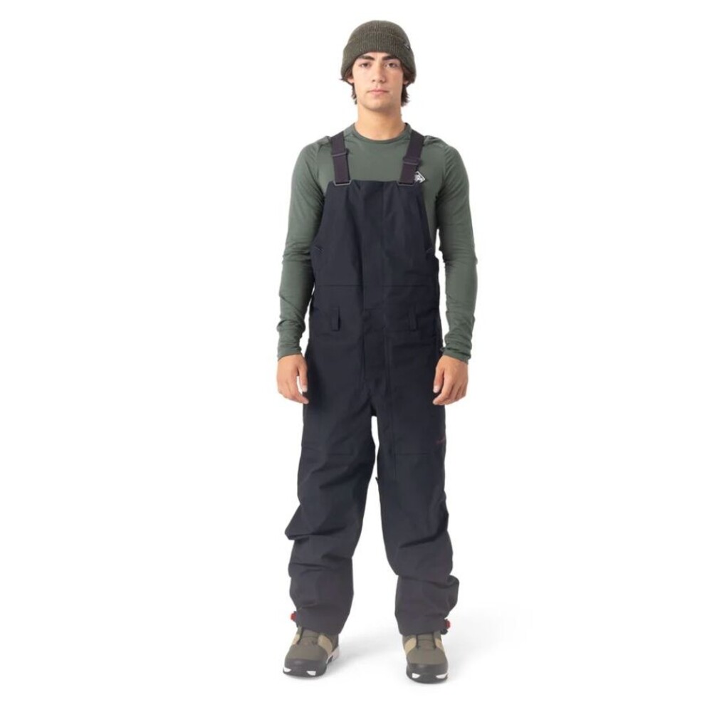 NWT Mens Dakine Beacon Bib 30k/25k Black- Red Gerard Size M